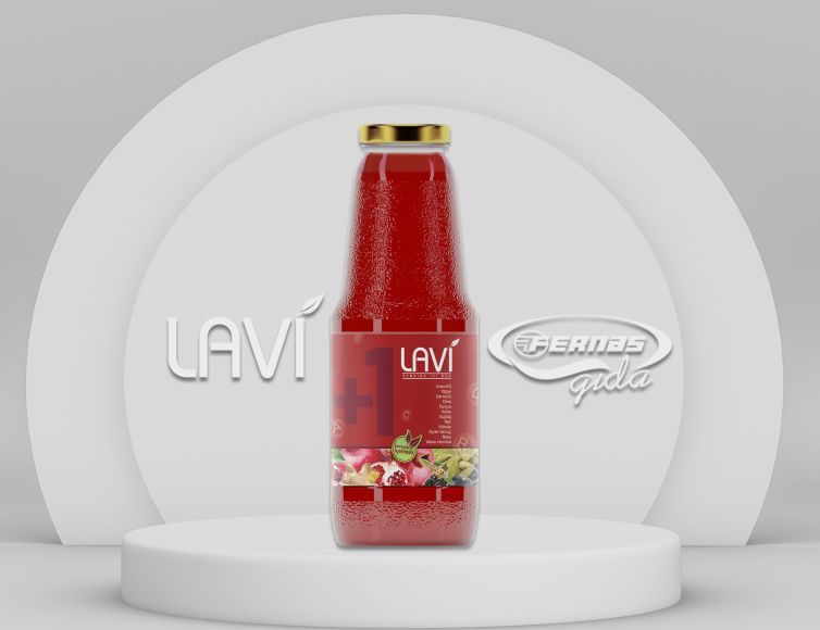 Lavi +1 Derman Karışık Meyveli İçecek 1 L Cam Şişe