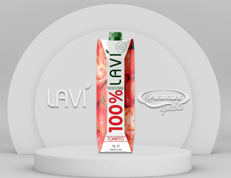 Lavi 100% Tomato Juice 1 L Tetrapak