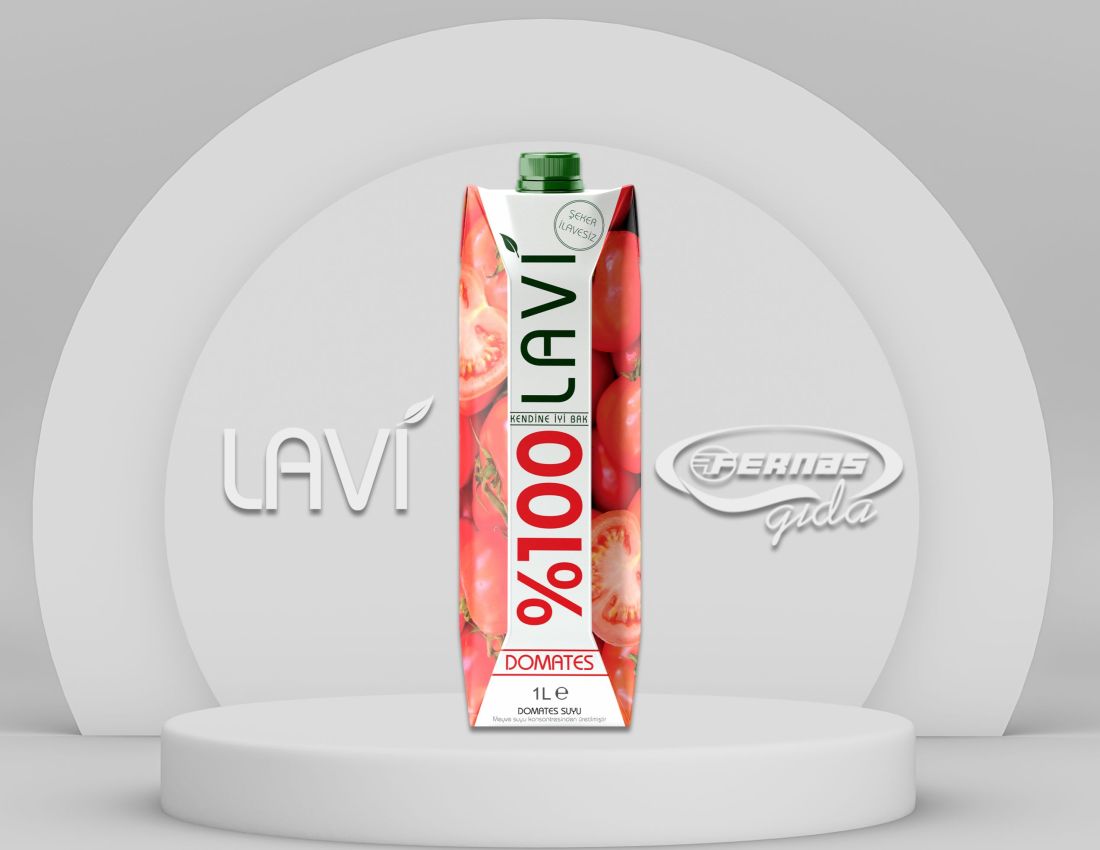 Lavi %100 Domates Suyu 1 L Tetrapak