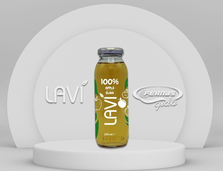 Lavi %100 Elma Suyu 250 ml Cam Şişe