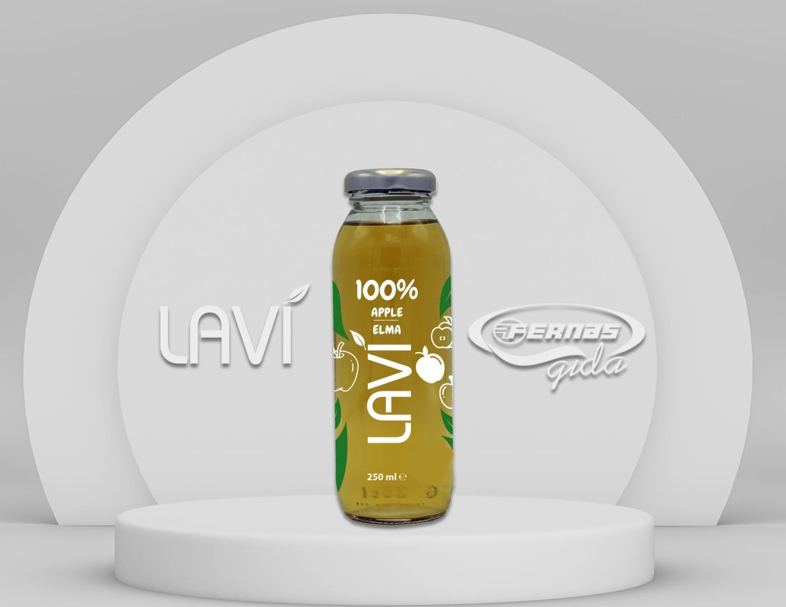 Lavi 100% Apple Juice 250 ml Glass Bottle