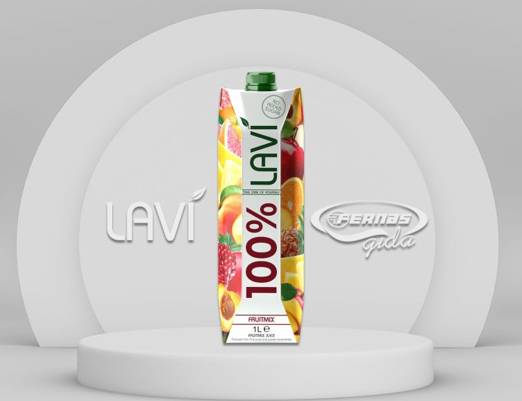 Lavi 100% Mixed Fruit Juice 1 L Tetrapak