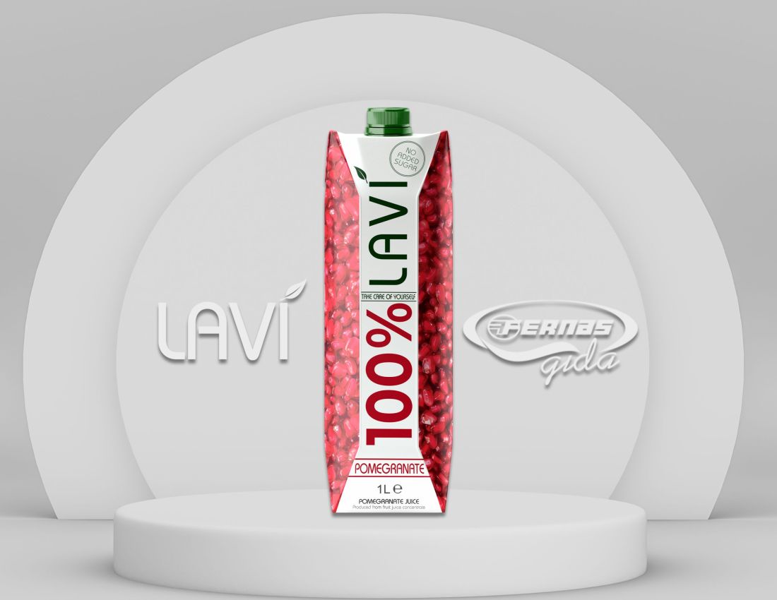 Lavi 100% Pomegranate Juice 1 L Tetrapak