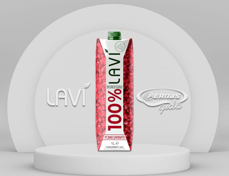 Lavi 100% Pomegranate Juice 1 L Tetrapak