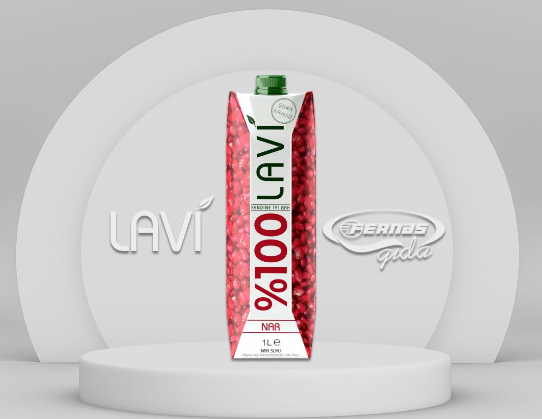 Lavi %100 Nar Suyu 1 L Tetrapak