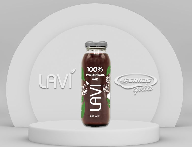 Lavi %100 Nar Suyu 250 ml Cam Şişe