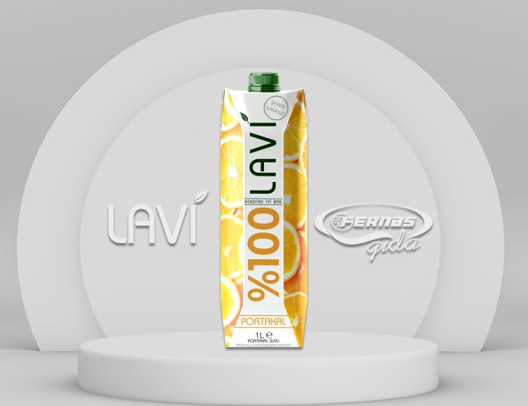 Lavi %100 Portakal Suyu 1 L Tetrapak