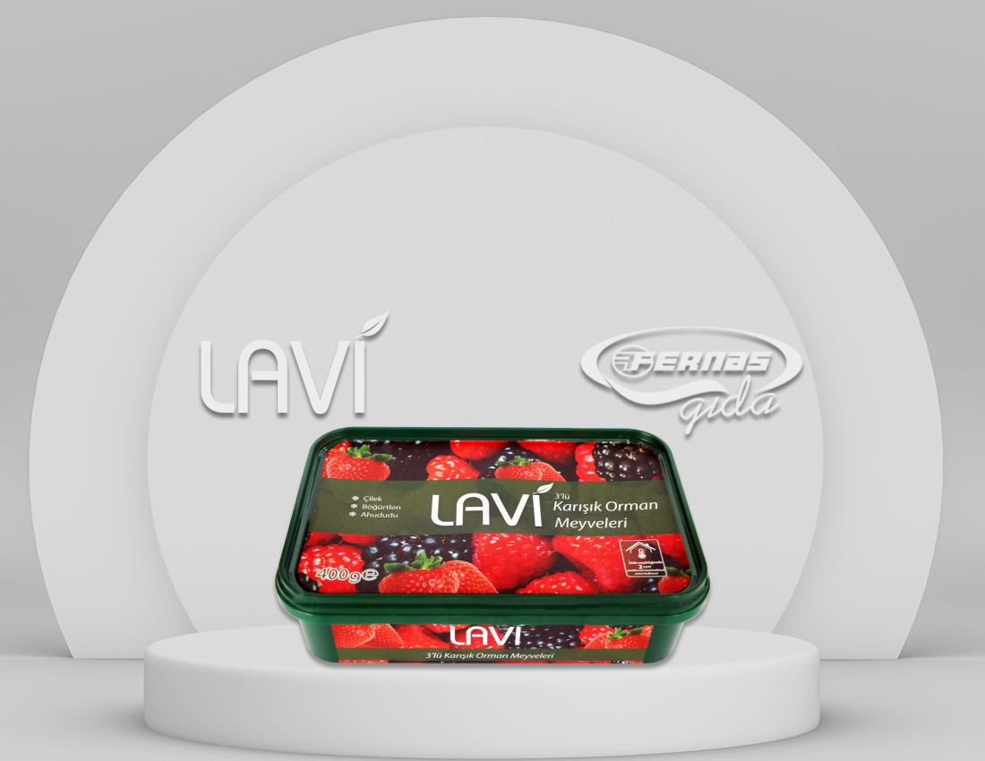 Lavi 3-pack Mixed Forest Berries 400 gr