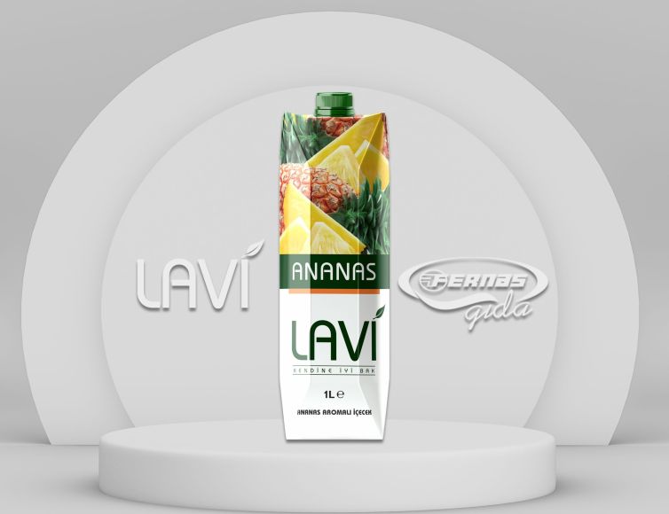 Lavi Ananas Aromalı İçecek 1 L Tetrapak