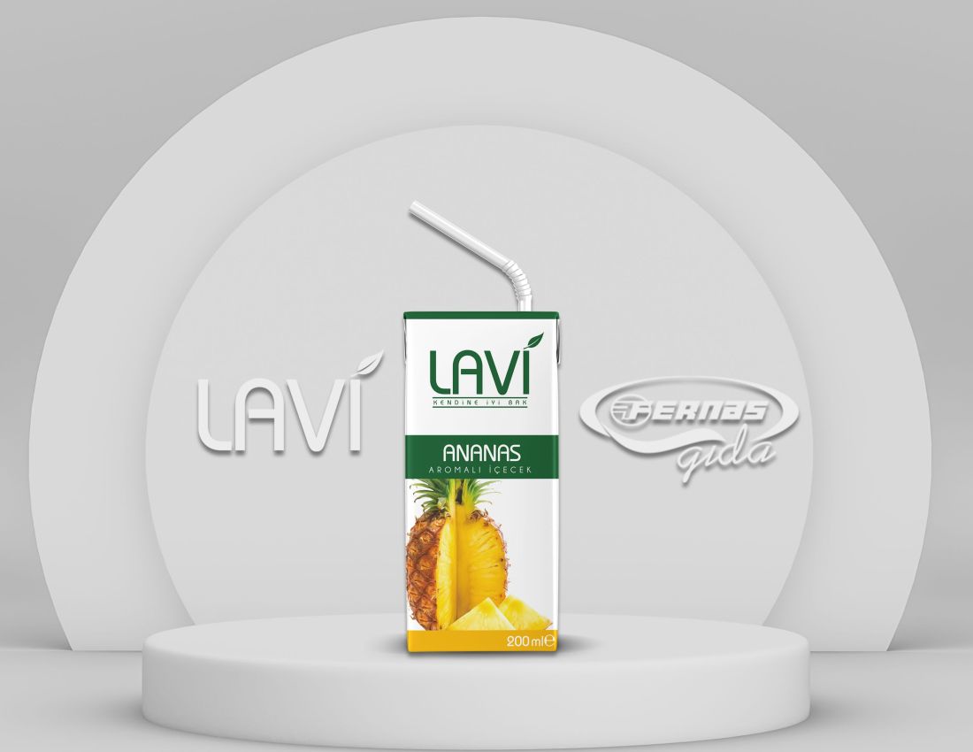 Lavi Ananas Aromalı İçecek 200 ml Tetrapak
