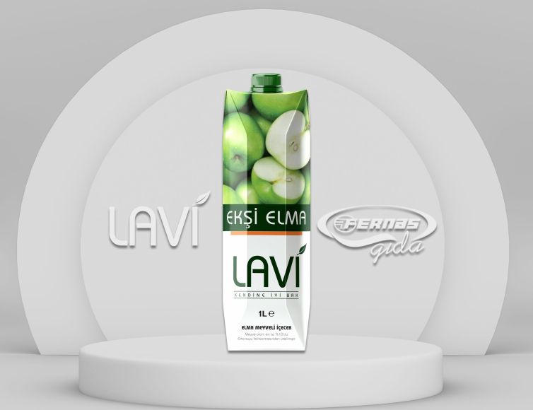 Lavi Ekşi Elma Meyveli İçecek 1 L Tetrapak
