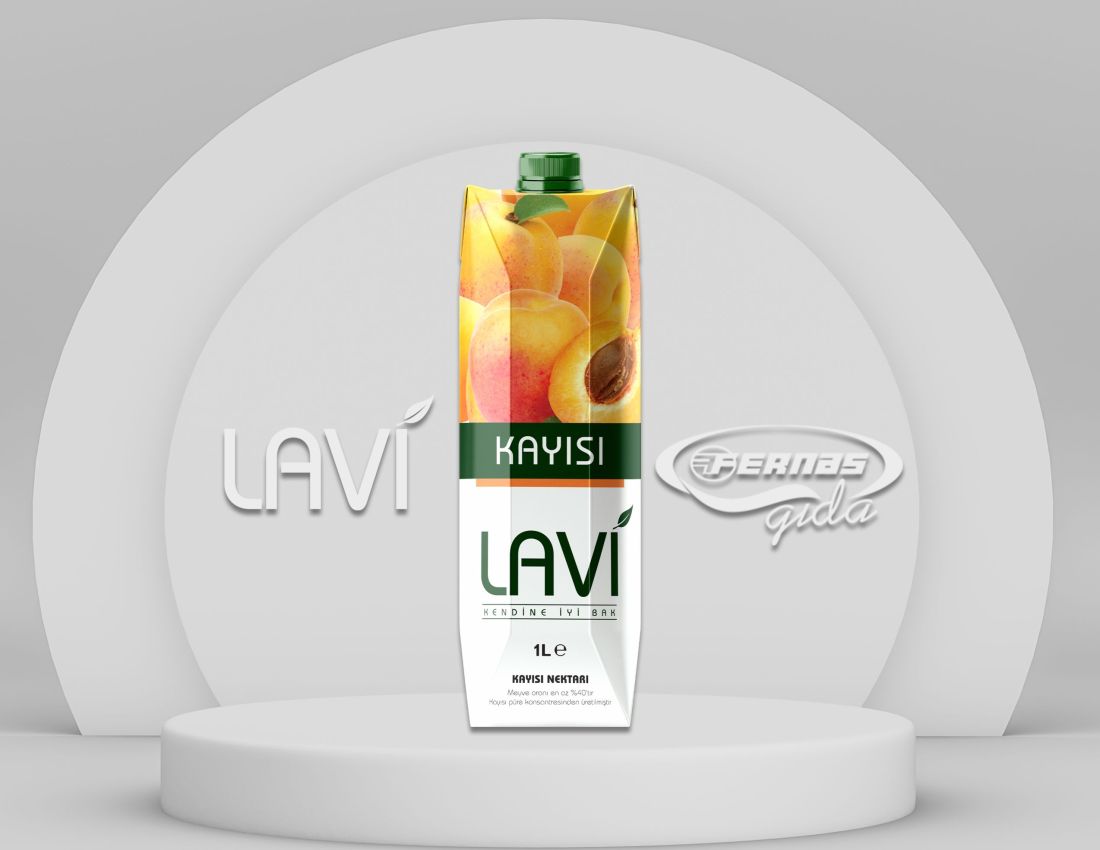 Lavi Kayısı Nektarı 1 L Tetrapak