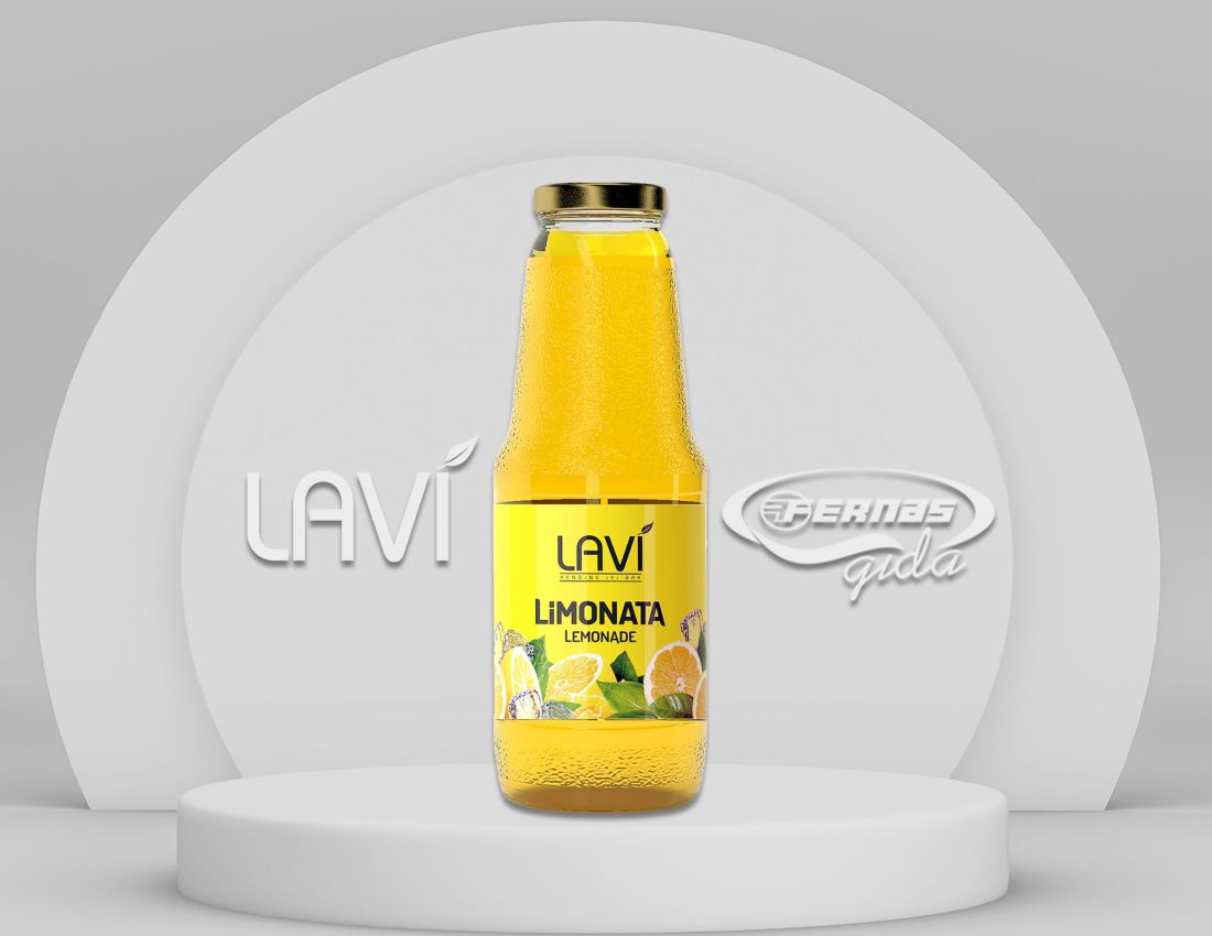 Lavi Lemonade Fruit Drink 1 L Glass Bottle