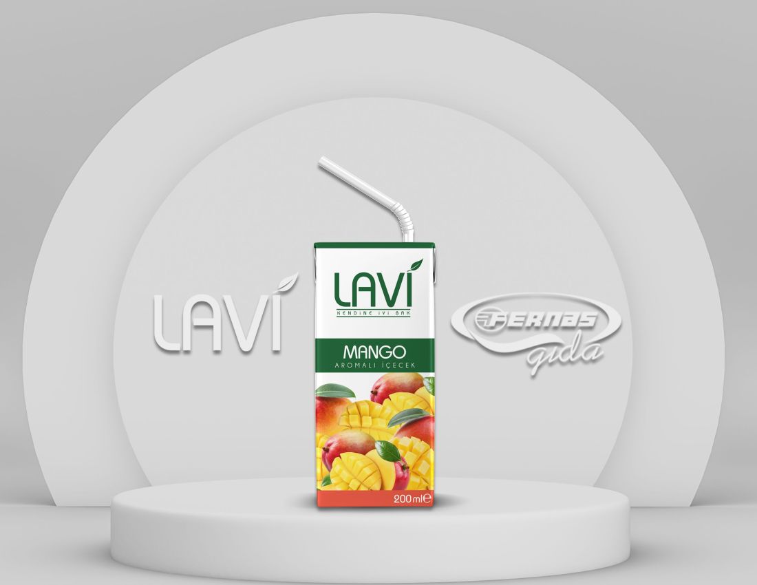 Lavi Mango Aromalı İçecek 200 ml Tetrapak