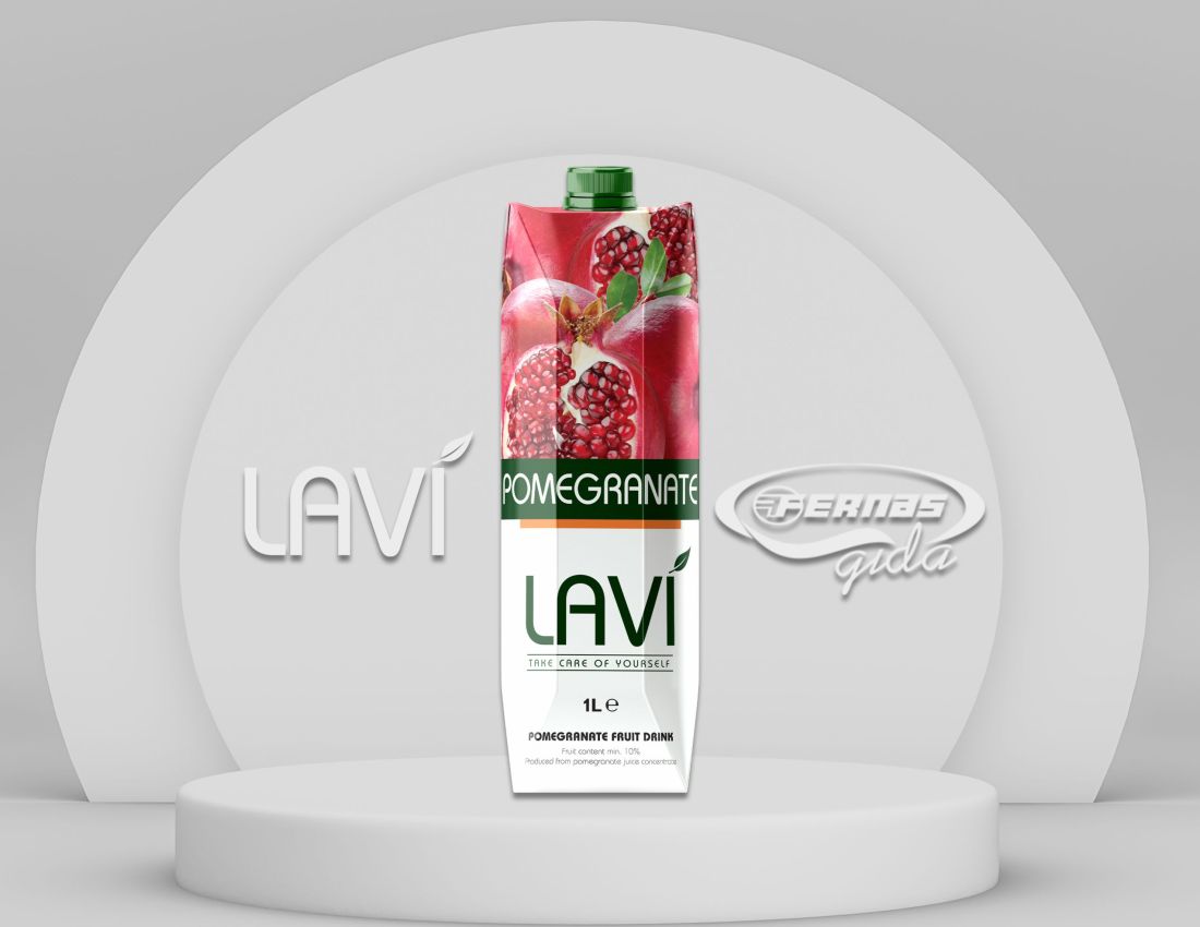 Lavi Pomegranate Fruit Drink 1 L Tetrapak