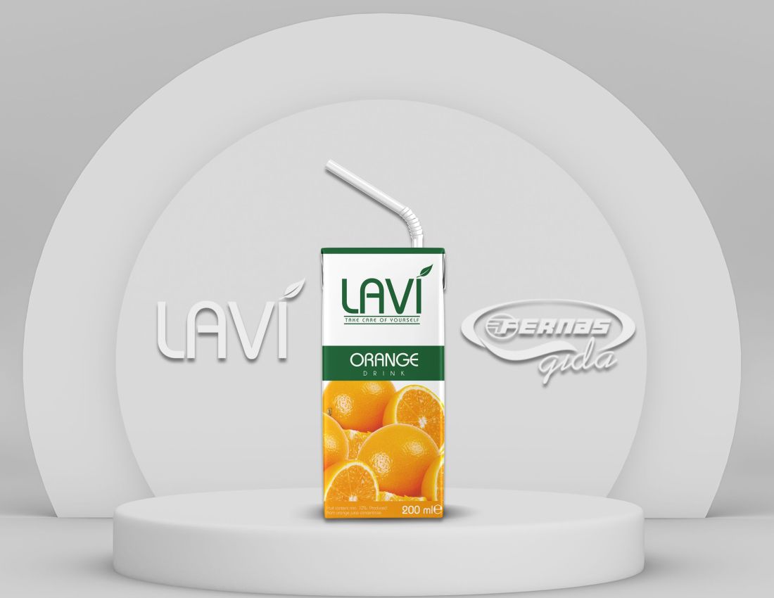 Lavi Orange Fruit Drink 200 ml Tetrapak