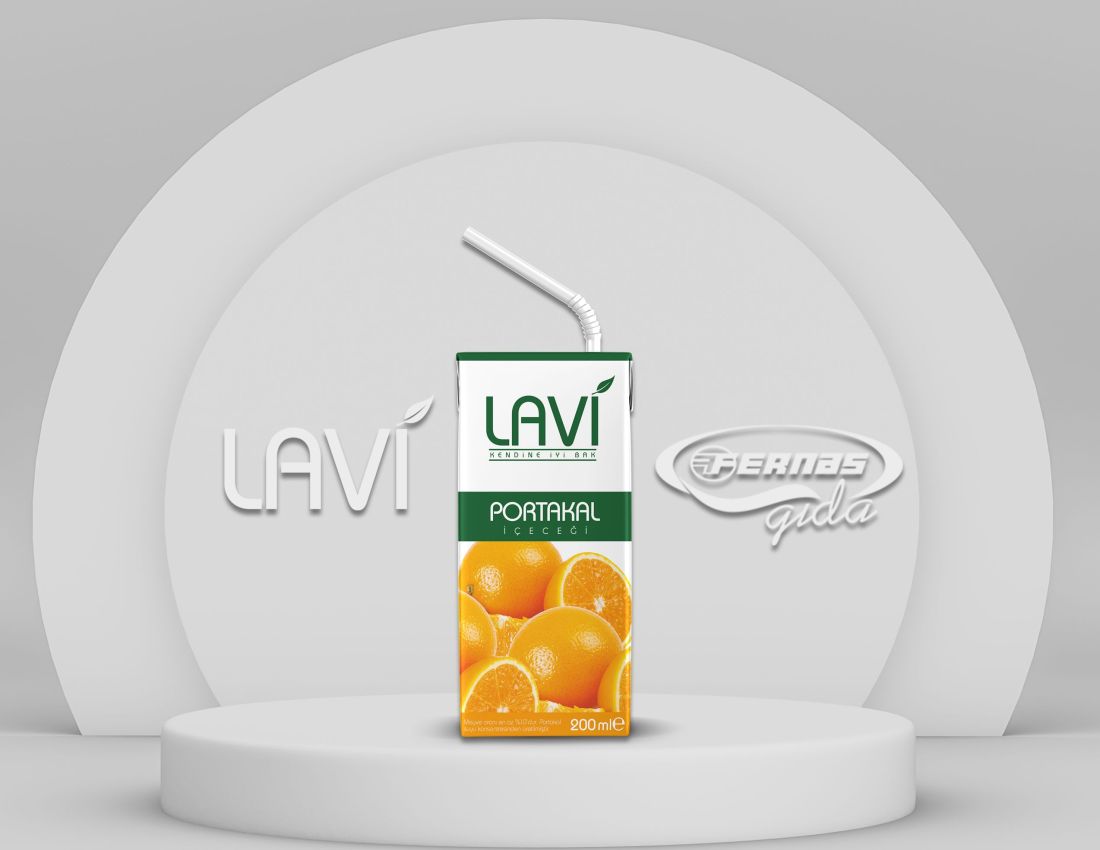 Lavi Portakal Meyveli İçecek 200 ml Tetrapak