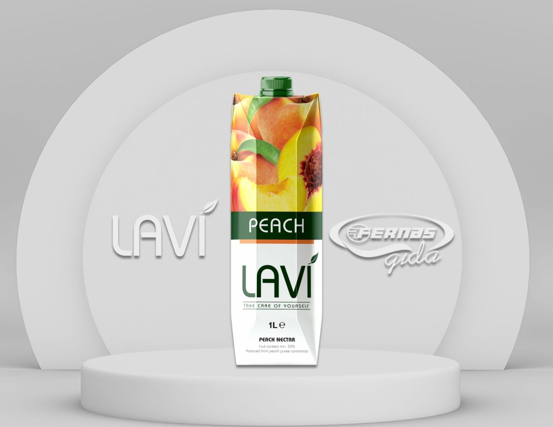 Lavi Peach Nectar 1 L Tetrapak