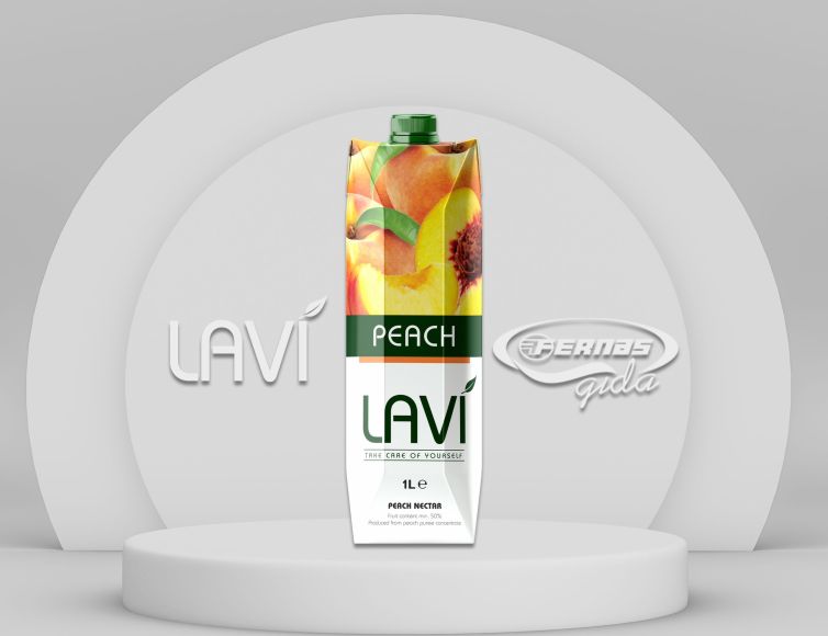 Lavi Peach Nectar 1 L Tetrapak