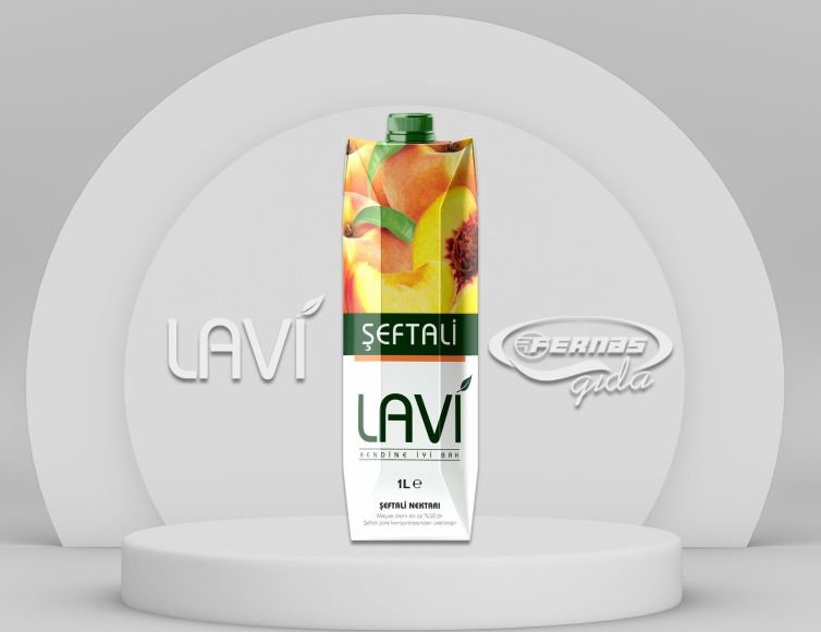 Lavi Şeftali Nektarı 1 L Tetrapak