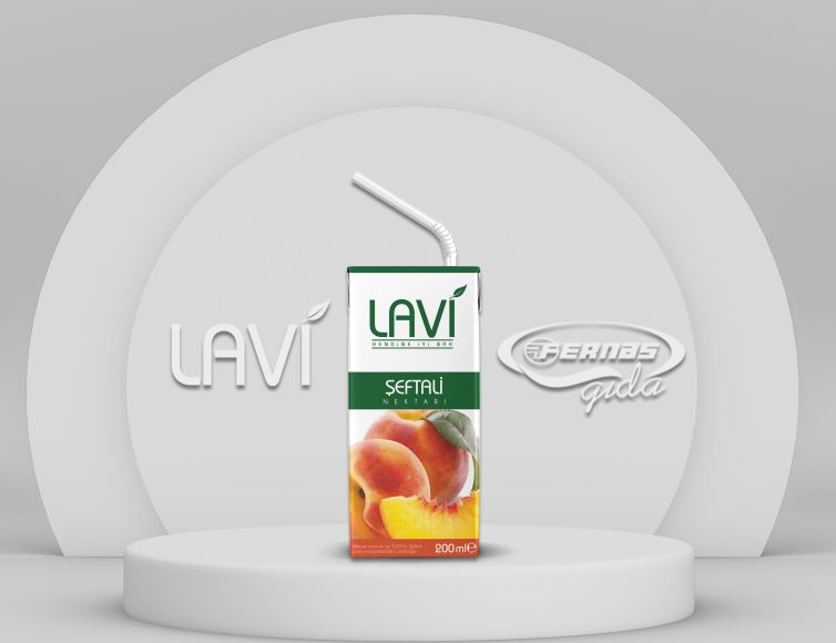 Lavi Şeftali Nektarı 200 ml Tetrapak