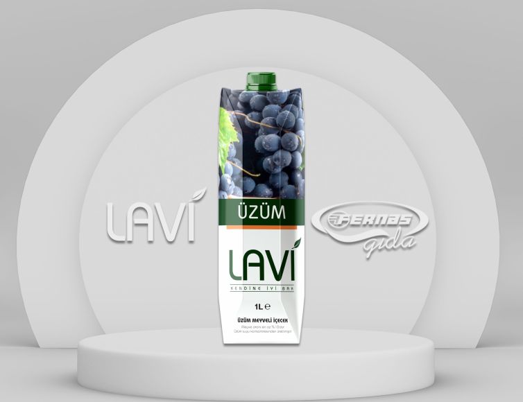 Lavi Üzüm Meyveli İçecek 1 L Tetrapak