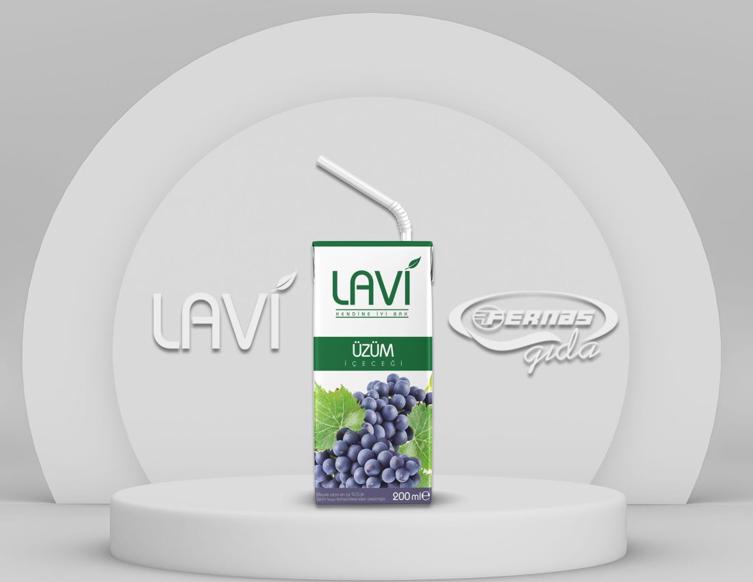 Lavi Üzüm Meyveli İçecek 200 ml Tetrapak
