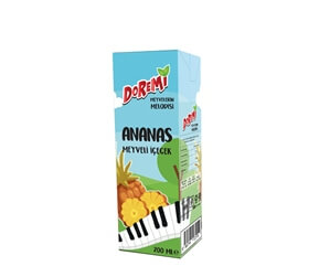 Doremi Pineapple Fruit Drink 200ml Carton