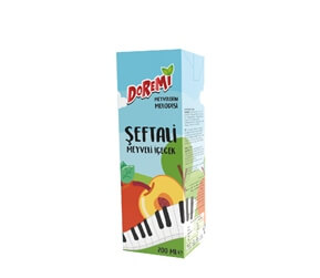 Doremi Peach Fruit Drink 200ml Carton