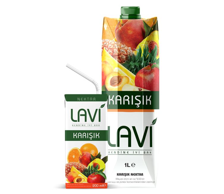 Lavi – 1 Litre Tetrapak – Karışık Nektarı