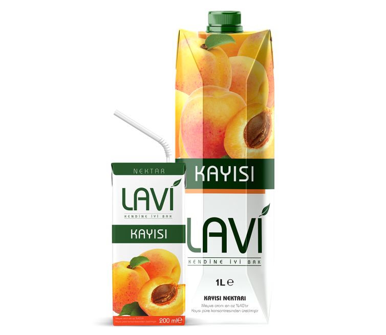 Lavi – 1 Litre Tetrapak – Kayısı Nektarı