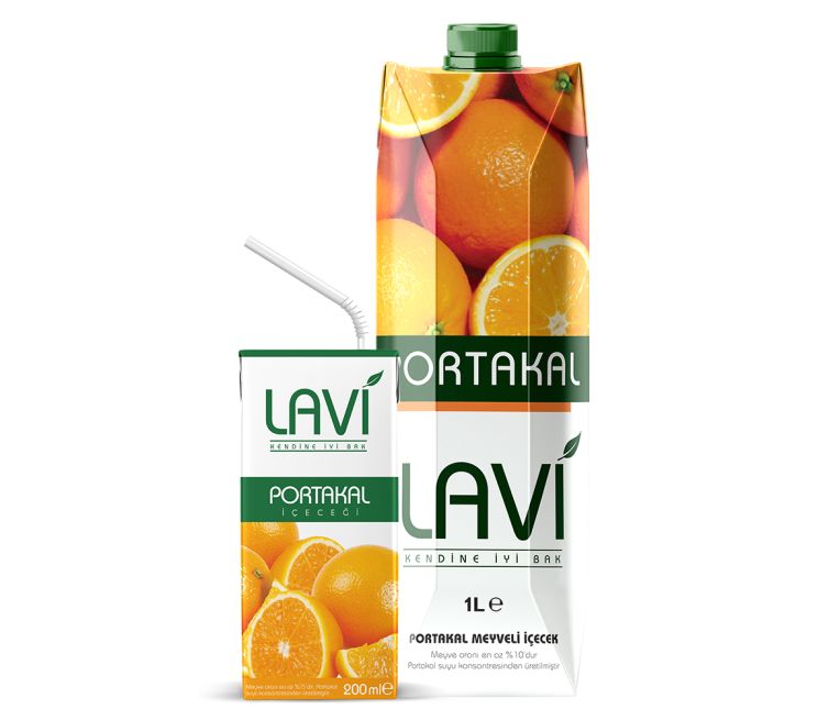 Lavi – 1 Litre Tetrapak – Portakal