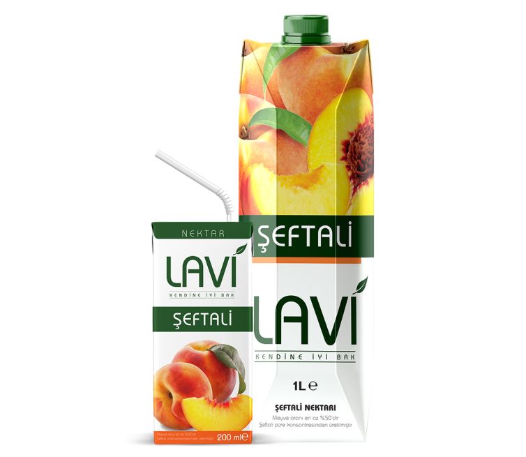 Lavi – 1 Litre Tetrapak – Şeftali Nektarı