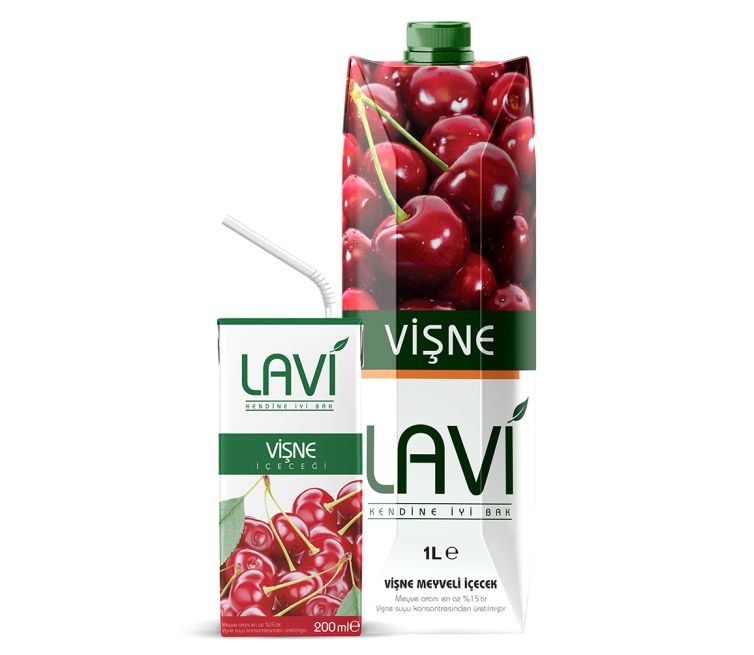 Lavi – 1 Litre Tetrapak – Vişne Nektarı