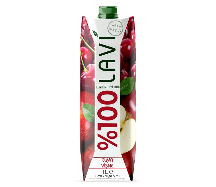 Lavi – 1 Litre Tetrapak – Yüzde 100 Elma